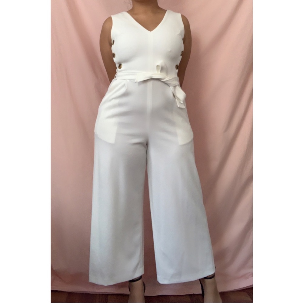 White Calvin Klein Jumpsuit
